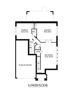 Floorplan 1 for House Plan #341-00230