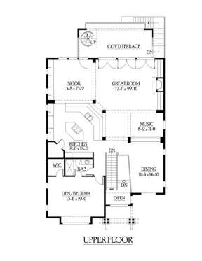 Floorplan 3 for House Plan #341-00230