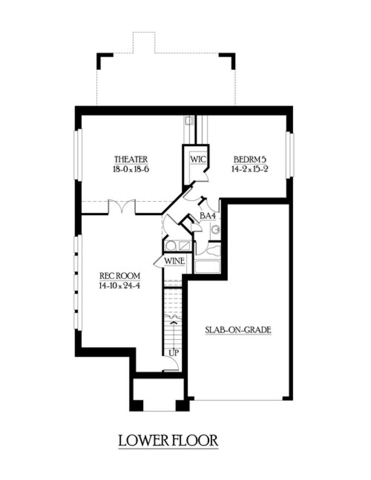 Floorplan 1 for House Plan #341-00231