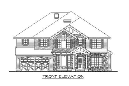 Northwest House Plan #341-00232 Elevation Photo