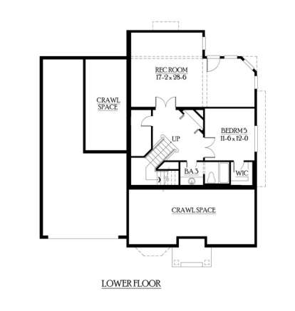 Floorplan 1 for House Plan #341-00232