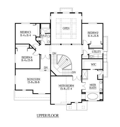 Floorplan 3 for House Plan #341-00232