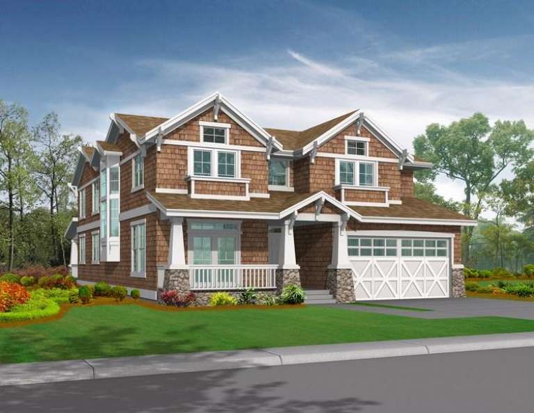 House Plan House Plan #6107 Front Elevation