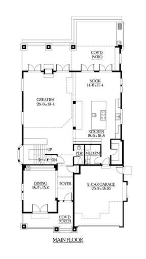 Floorplan 2 for House Plan #341-00233