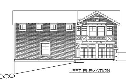 Craftsman House Plan #341-00234 Elevation Photo