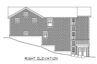 Craftsman House Plan #341-00234 Elevation Photo