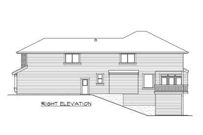 Northwest House Plan #341-00235 Elevation Photo