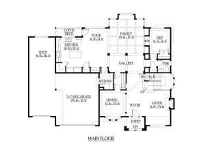 Floorplan 2 for House Plan #341-00236