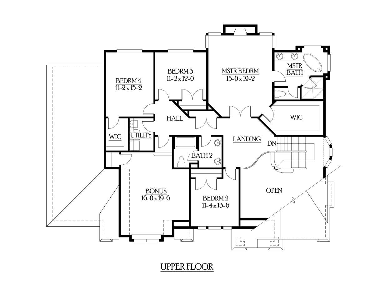 Floorplan 3 for House Plan #341-00236