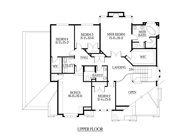 House Plan House Plan #6110 Drawing 3