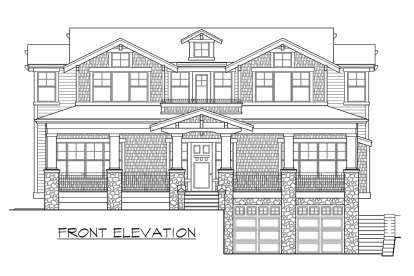 Northwest House Plan #341-00237 Elevation Photo