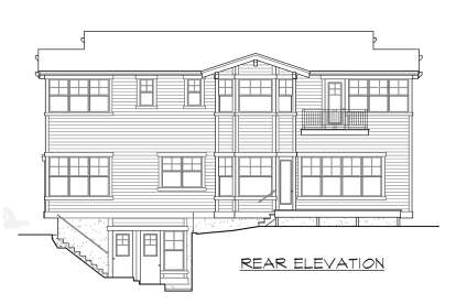 Northwest House Plan #341-00237 Elevation Photo