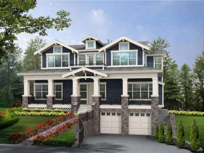 Northwest House Plan #341-00237 Elevation Photo