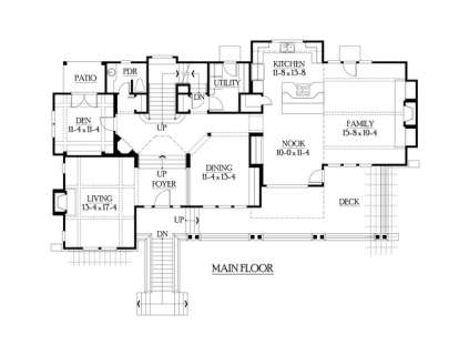 Floorplan 2 for House Plan #341-00239