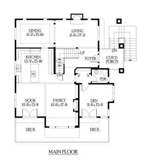 Floorplan 2 for House Plan #341-00240