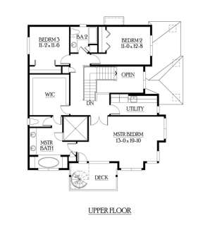 Floorplan 3 for House Plan #341-00240