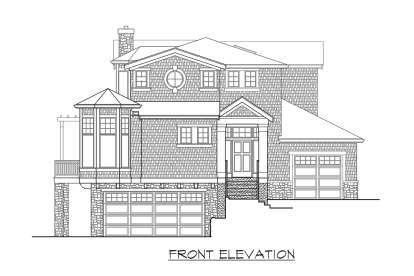 Mountain House Plan #341-00241 Elevation Photo