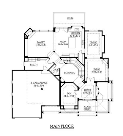 Floorplan 2 for House Plan #341-00242