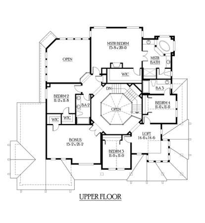 Floorplan 3 for House Plan #341-00243