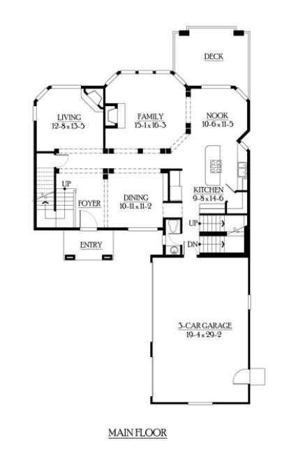 Floorplan 2 for House Plan #341-00244