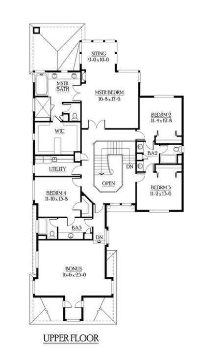 Floorplan 2 for House Plan #341-00245
