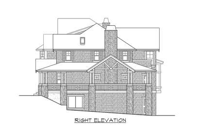 Craftsman House Plan #341-00247 Elevation Photo