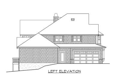 Craftsman House Plan #341-00247 Elevation Photo