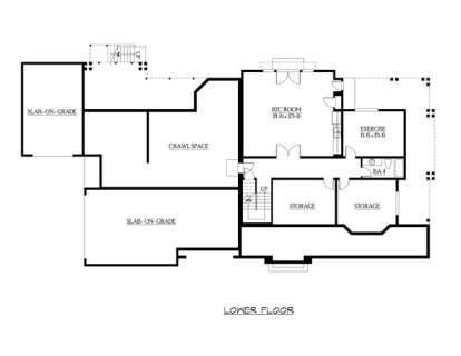 Floorplan 1 for House Plan #341-00247