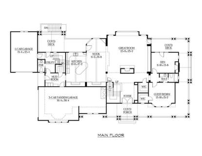 Floorplan 2 for House Plan #341-00247