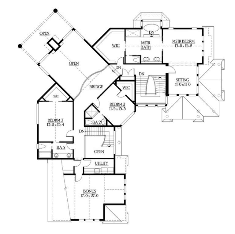 House Plan House Plan #6123 Drawing 2