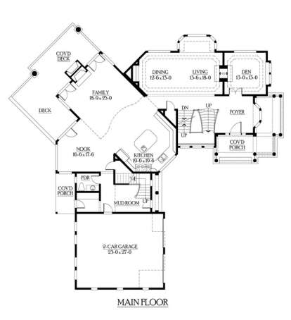 Floorplan 2 for House Plan #341-00250