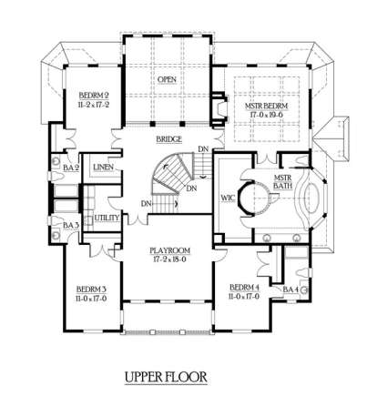 Floorplan 2 for House Plan #341-00251