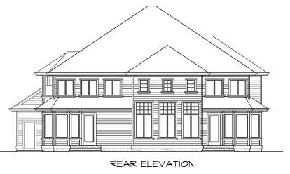 Luxury House Plan #341-00252 Elevation Photo