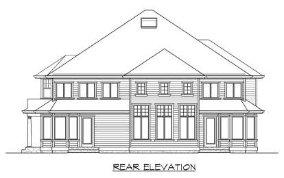 Craftsman House Plan #341-00253 Elevation Photo