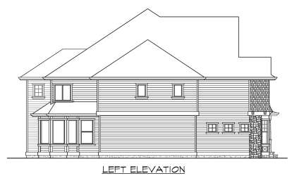 Craftsman House Plan #341-00253 Elevation Photo