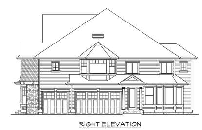 Craftsman House Plan #341-00253 Elevation Photo