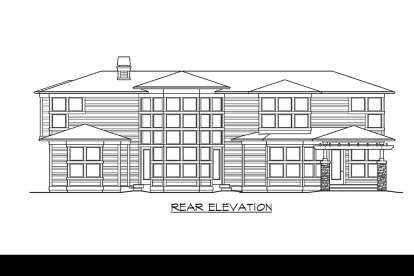 Luxury House Plan #341-00254 Elevation Photo