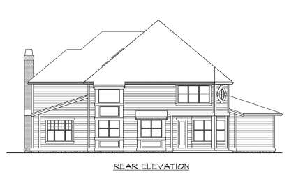 Country House Plan #341-00256 Elevation Photo