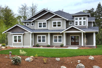 Mountain House Plan #341-00258 Elevation Photo