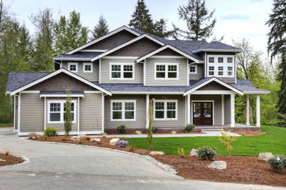 Mountain House Plan #341-00258 Elevation Photo