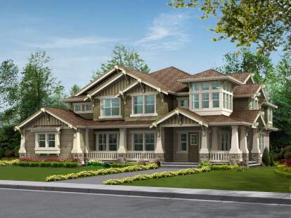 Mountain House Plan #341-00258 Elevation Photo