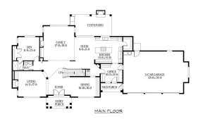 Floorplan 1 for House Plan #341-00259