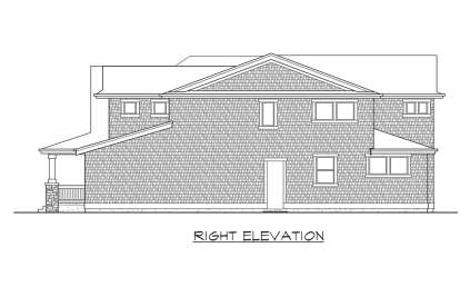 Craftsman House Plan #341-00260 Elevation Photo