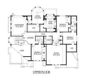 Floorplan 2 for House Plan #341-00262