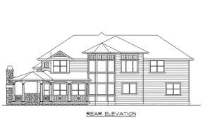 Luxury House Plan #341-00264 Elevation Photo