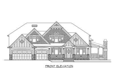 Country House Plan #341-00265 Elevation Photo