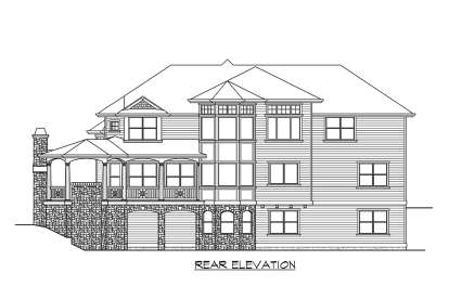 Country House Plan #341-00265 Elevation Photo