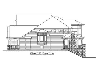 Country House Plan #341-00265 Elevation Photo