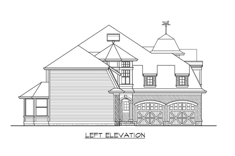 Craftsman House Plan #341-00267 Elevation Photo