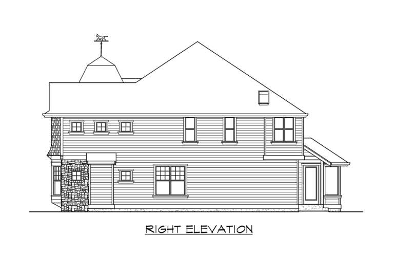 Craftsman House Plan #341-00267 Elevation Photo
